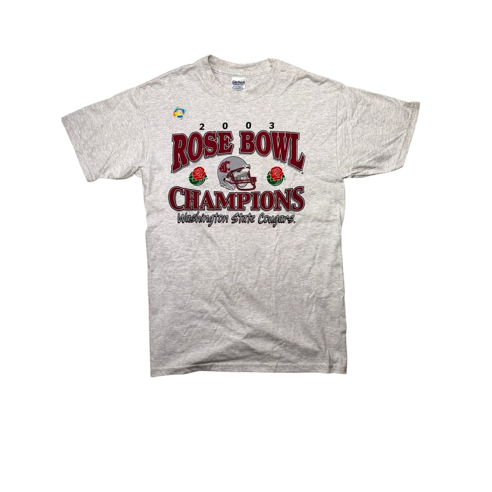 Washington State Cougars 2003 Rose Bowl‎ Champions T-Shirt Men's M NWT